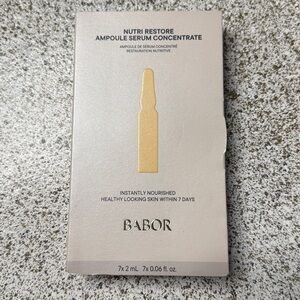 Babor Nutri Restore Ampoule Serum Concentrate 7 x 2ml NWT